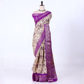 Purple Dola Silk Sarees for Women | Office Wear Casual Outings & Special Occasions | Jeyachandran - Full View