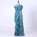 Blue Dola Silk Sarees for Women | Office Wear Casual Outings & Special Occasions | Jeyachandran - Full View
