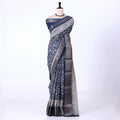Blue Dola Silk Sarees for Women | Office Wear Casual Outings & Special Occasions | Jeyachandran - Full View