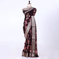 Brown Dola Silk Sarees for Women | Office Wear Casual Outings & Special Occasions | Jeyachandran - Full View