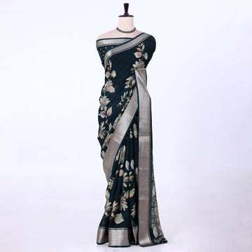 Dola Silk Sarees for Women | Office Wear Casual Outings & Special Occasions | Jeyachandran  | Dark Green