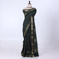 Green Dola Silk Sarees for Women | Office Wear Casual Outings & Special Occasions | Jeyachandran - Full View