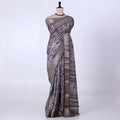 Grey Dola Silk Sarees for Women | Office Wear Casual Outings & Special Occasions | Jeyachandran - Full View