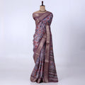 Light Brown Dola Silk Sarees for Women | Office Wear Casual Outings & Special Occasions | Jeyachandran - Full View