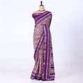 Purple Dola Silk Sarees for Women | Office Wear Casual Outings & Special Occasions | Jeyachandran - Full View