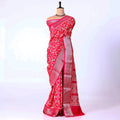 Pink Dola Silk Sarees for Women | Office Wear Casual Outings & Special Occasions | Jeyachandran - Full View