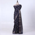 Navy Dola Silk Sarees for Women | Office Wear Casual Outings & Special Occasions | Jeyachandran - Full View
