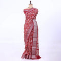 Maroon Dola Silk Sarees for Women | Office Wear Casual Outings & Special Occasions | Jeyachandran - Full View