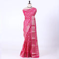 Pink Dola Silk Sarees for Women | Office Wear Casual Outings & Special Occasions | Jeyachandran - Full View