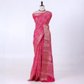 Pink Dola Silk Sarees for Women | Office Wear Casual Outings & Special Occasions | Jeyachandran - Full View