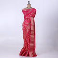 Pink Dola Silk Sarees for Women | Office Wear Casual Outings & Special Occasions | Jeyachandran - Full View