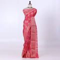 Pink Dola Silk Sarees for Women | Office Wear Casual Outings & Special Occasions | Jeyachandran - Full View