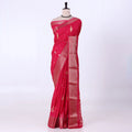 Pink Dola Silk Sarees for Women | Office Wear Casual Outings & Special Occasions | Jeyachandran - Full View