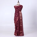 Purple Dola Silk Sarees for Women | Office Wear Casual Outings & Special Occasions | Jeyachandran - Full View