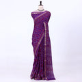 Purple Dola Silk Sarees for Women | Office Wear Casual Outings & Special Occasions | Jeyachandran - Full View