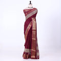 Purple Dola Silk Sarees for Women | Office Wear Casual Outings & Special Occasions | Jeyachandran - Full View