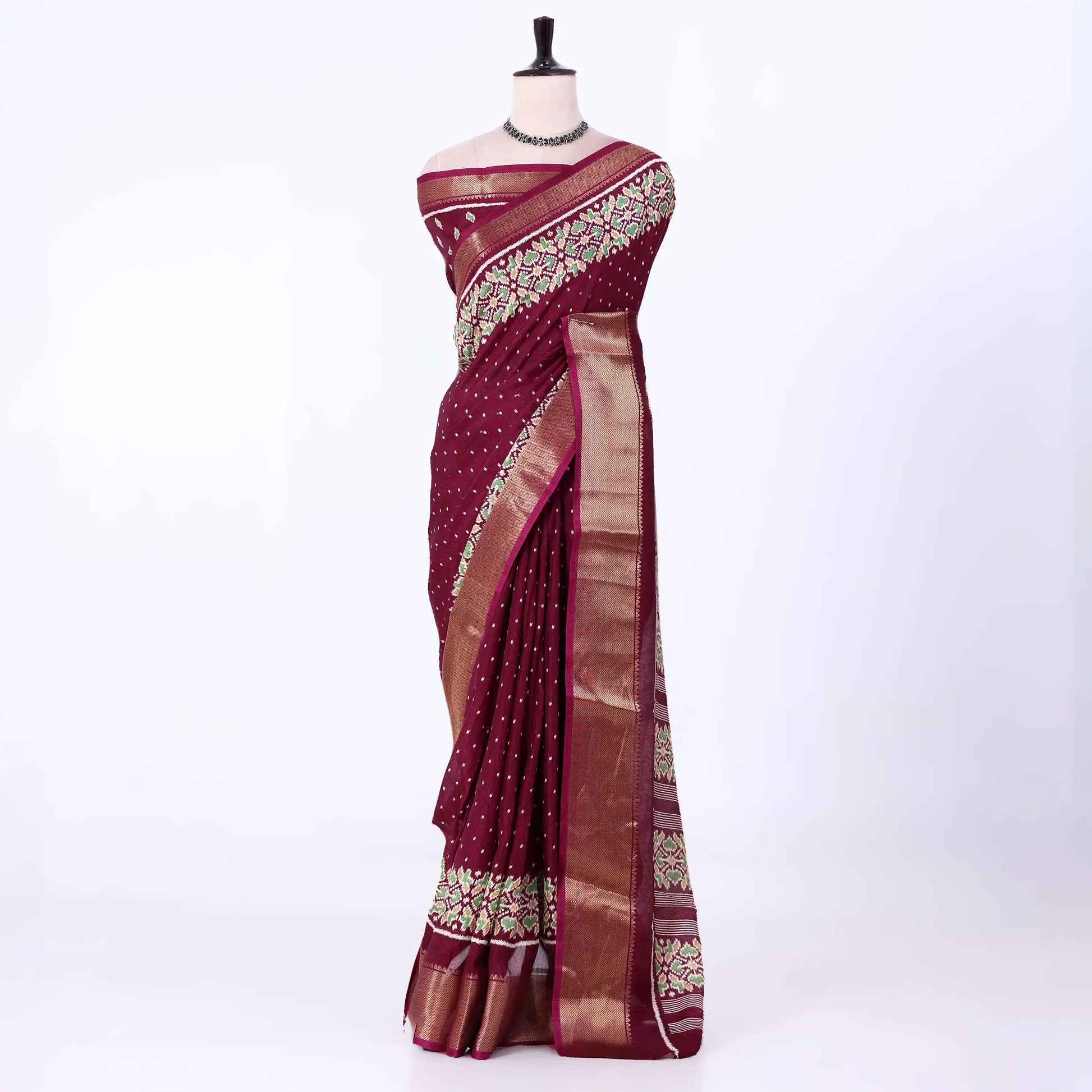 Purple Dola Silk Sarees for Women | Office Wear Casual Outings & Special Occasions | Jeyachandran - Full View