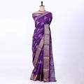 Purple Dola Silk Sarees for Women | Office Wear Casual Outings & Special Occasions | Jeyachandran - Full View