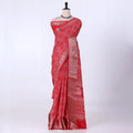 Red Dola Silk Sarees for Women | Office Wear Casual Outings & Special Occasions | Jeyachandran - Full View