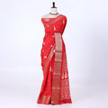 Red Dola Silk Sarees for Women | Office Wear Casual Outings & Special Occasions | Jeyachandran - Full View