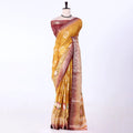 Yellow Dola Silk Sarees for Women | Office Wear Casual Outings & Special Occasions | Jeyachandran - Full View