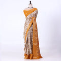 Yellow Dola Silk Sarees for Women | Office Wear Casual Outings & Special Occasions | Jeyachandran - Full View