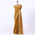 Yellow Dola Silk Sarees for Women | Office Wear Casual Outings & Special Occasions | Jeyachandran - Full View