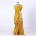 Yellow Dola Silk Sarees for Women | Office Wear Casual Outings & Special Occasions | Jeyachandran - Full View