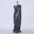 Blue Art Silk Saree for Women | Family Events & Festive Occasion | Jeyachandran - Full View
