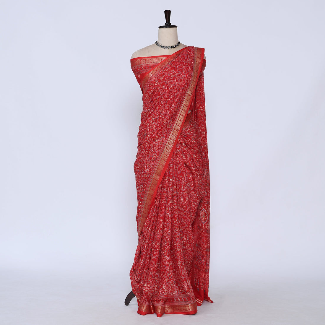 Red Art Silk Saree for Women | Family Events & Festive Occasion | Jeyachandran - Full View