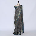 Teal Art Silk Saree for Women | Family Events & Festive Occasion | Jeyachandran - Full View