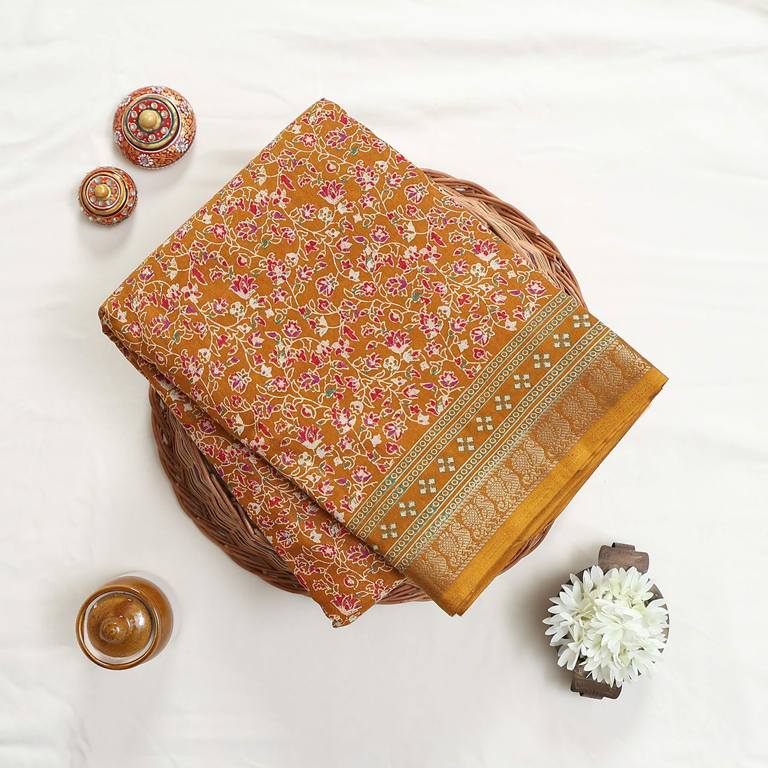 Art Silk Saree for Women | Family Events & Festive Occasion | Jeyachandran - Full View