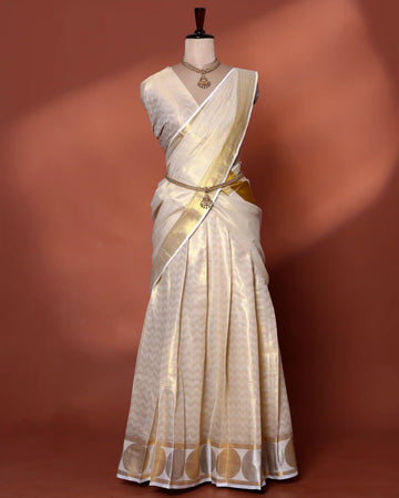 Cotton Semi Stitched Dhavani Set For Women | Festive Wear & Traditional Collection | Jeyachandran