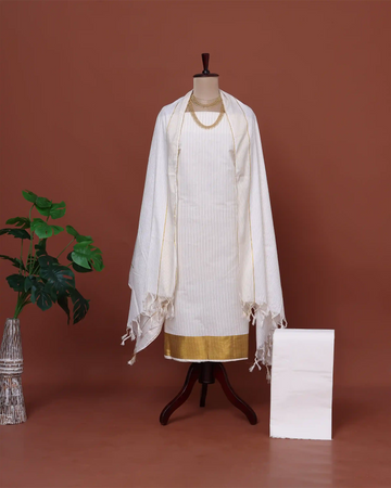 Cotton Unstitched Salwar Material for Women | Festive Wear & Summer Collection | Jeyachandran