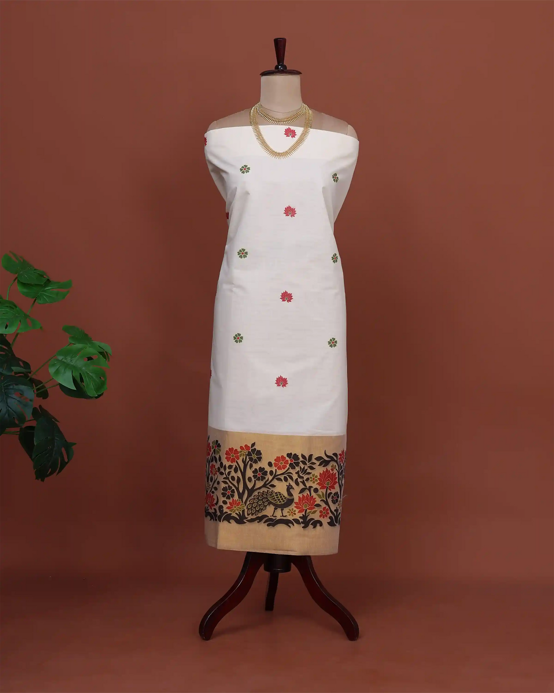 Cotton Unstitched Salwar Material for Women | Ethnic Summer Collection | Jeyachandran