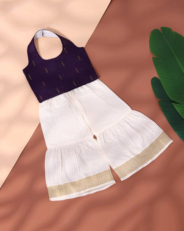 Cotton Palazzo Set for Girls | Festive Wear & Family Functions | Jeyachandran