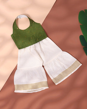 Cotton Palazzo Set for Girls | Festive Wear & Family Functions | Jeyachandran