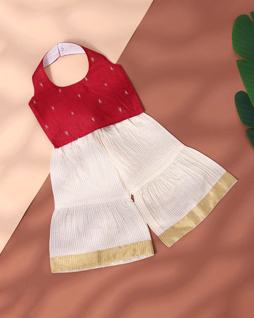 Cotton Palazzo Set for Girls | Festive Wear & Family Functions | Jeyachandran