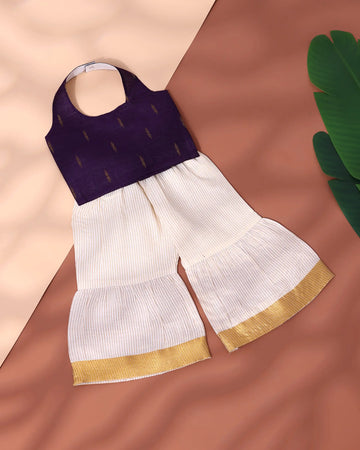 Cotton Palazzo Set for Girls | Festive Wear & Family Functions | Jeyachandran