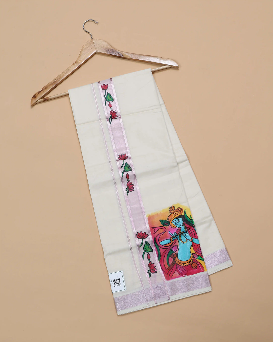 Men’s Traditional Handloom Cotton Dhoti | Family Function, Temple Visit, Wedding Function | Jeyachandran