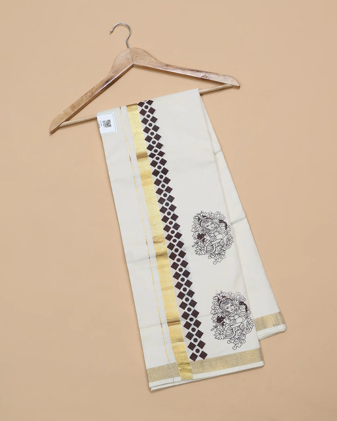 Men’s Traditional Handloom Cotton Dhoti | Family Function, Temple Visit, Wedding Function | Jeyachandran