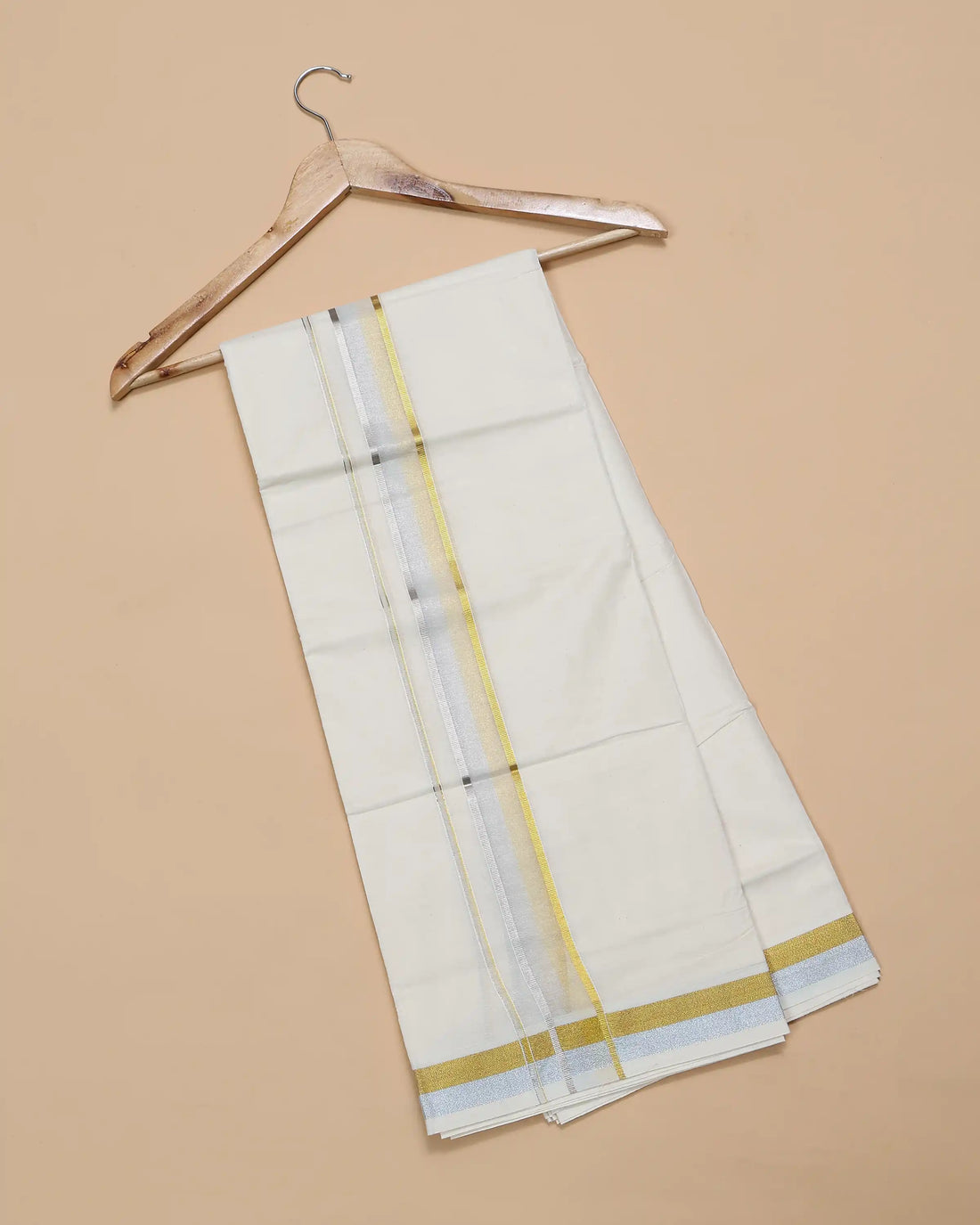 Men’s Traditional Handloom Cotton Dhoti | Family Function, Temple Visit, Wedding Function | Jeyachandran