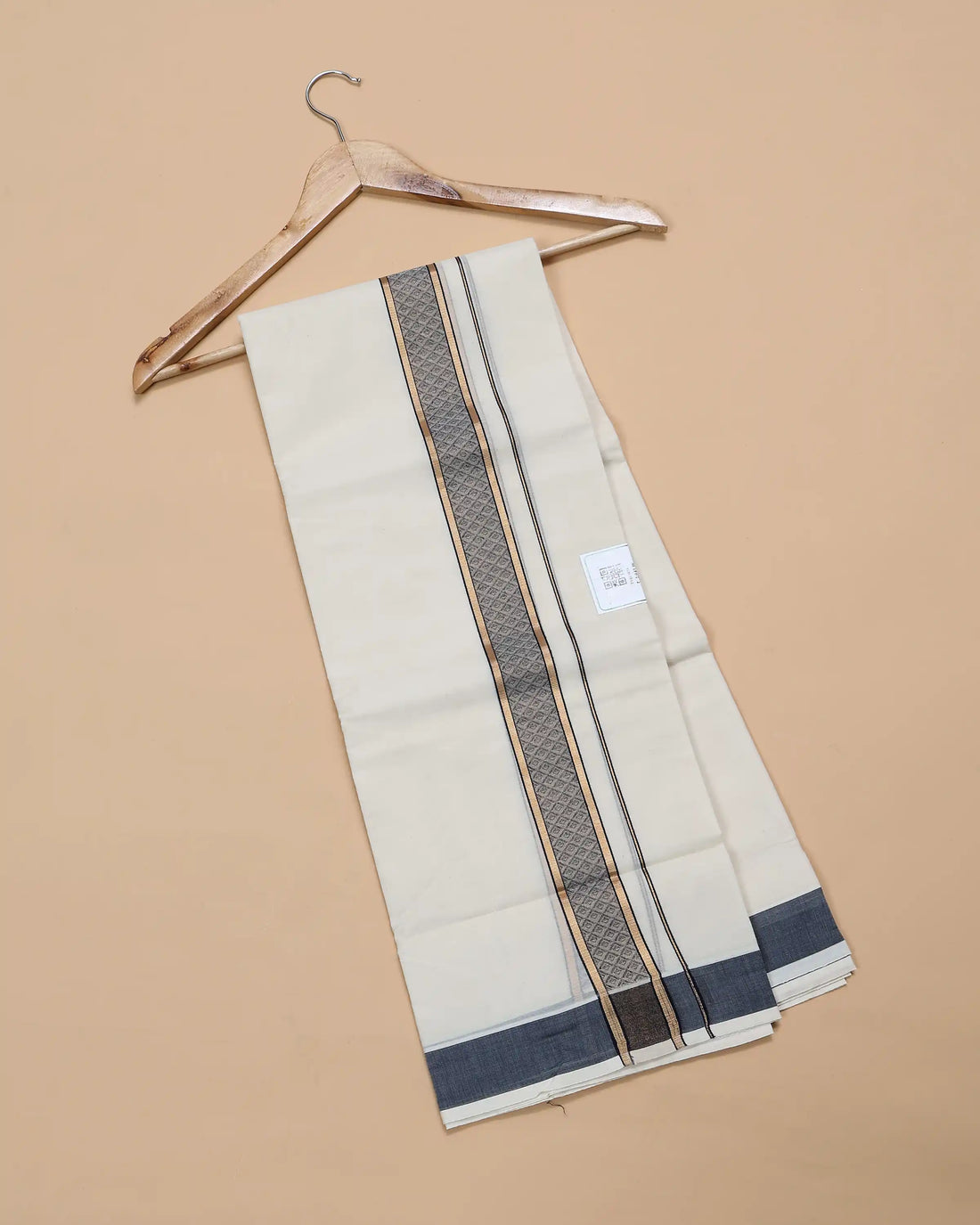 Men’s Traditional Handloom Cotton Dhoti | Family Function, Temple Visit, Wedding Function | Jeyachandran
