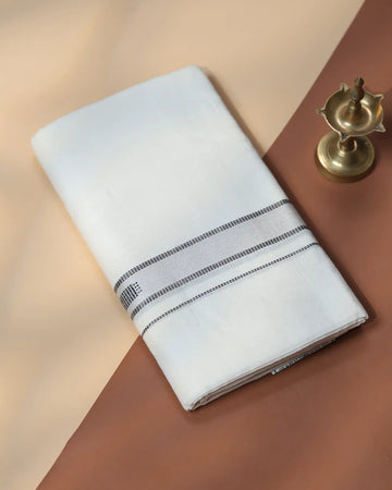 Men’s Traditional Handloom Cotton Dhoti | Family Function, Temple Visit, Wedding Function | Jeyachandran