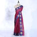 Purple Chettinad Cotton Sarees for Women | Office Wear Daily Wear & Special Occasion | Jeyachandran - Full View