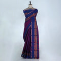 Purple Chettinad Cotton Sarees for Women | Office Wear Daily Wear & Special Occasion | Jeyachandran - Full View