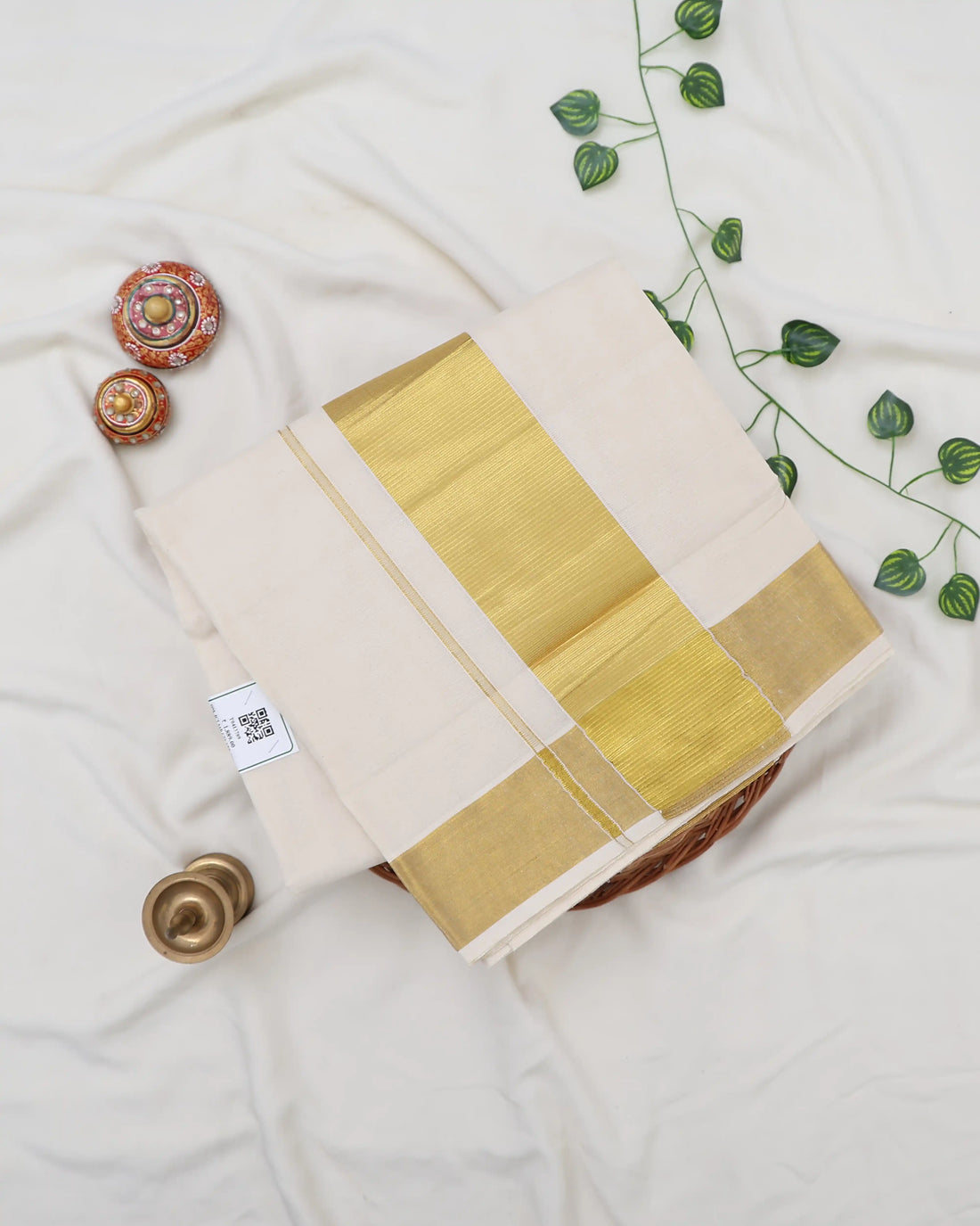 Kerala Kasavu Cotton Saree for Women | Onam Festival Wear, Family Function, Temple Visit | Jeyachandran