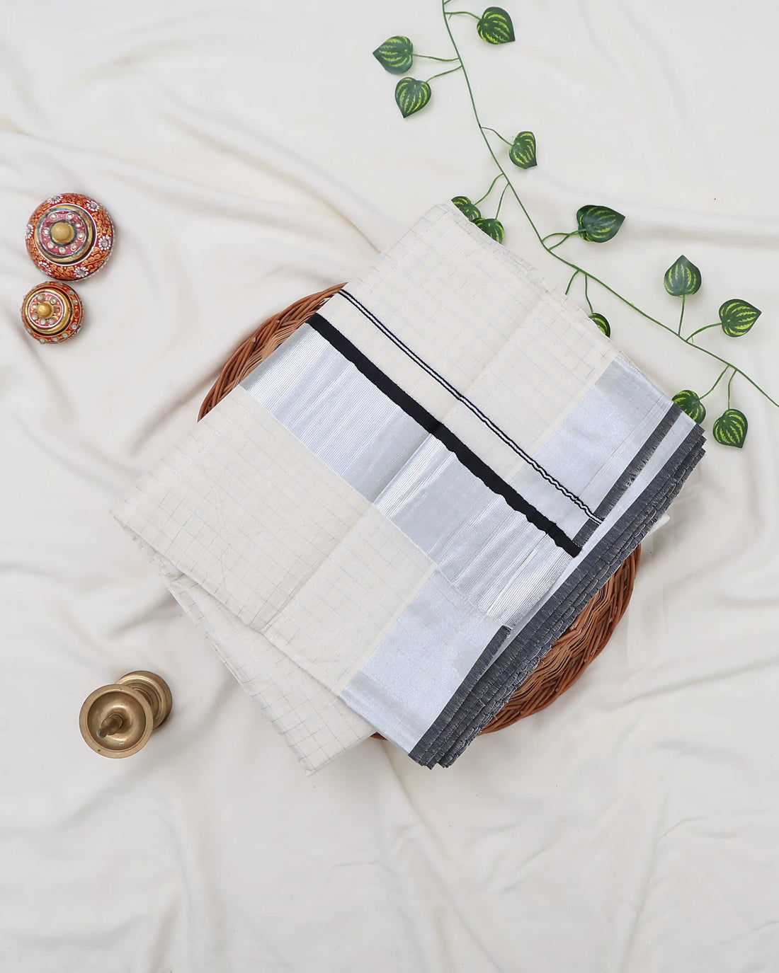 Kerala Kasavu Cotton Saree for Women | Onam Festival Wear, Family Function, Temple Visit | Jeyachandran