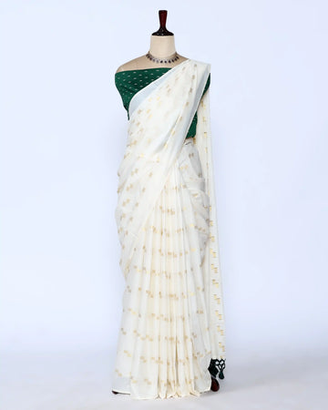 Kerala Kasavu Cotton Saree for Women | Onam Festival Wear, Family Function, Temple Visit | Jeyachandran