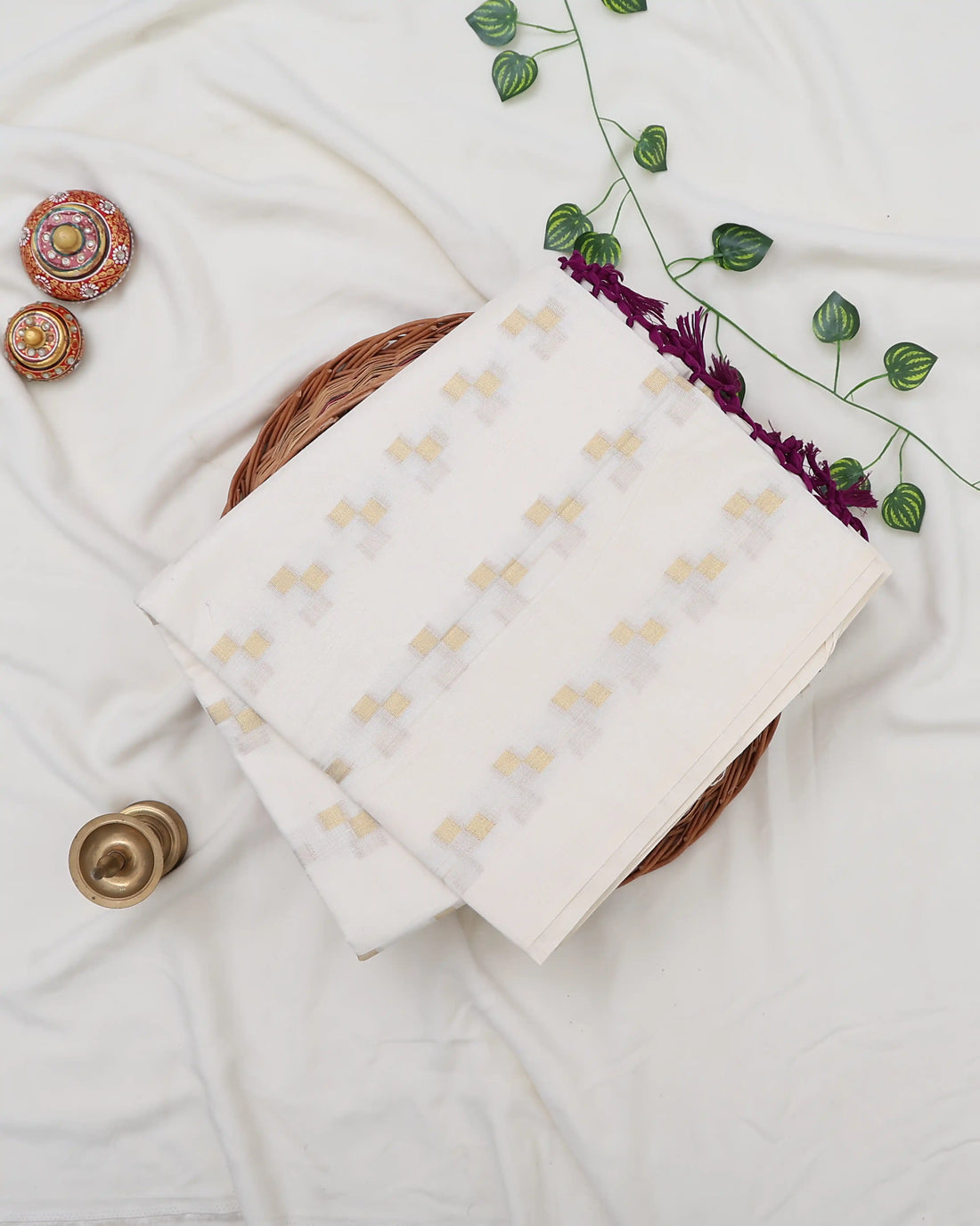 Kerala Kasavu Cotton Saree for Women | Onam Festival Wear, Family Function, Temple Visit | Jeyachandran